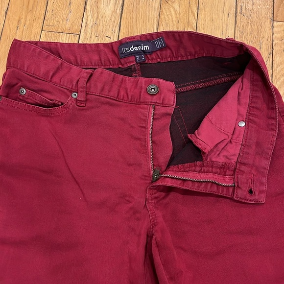 LONG TALL SALLY AVA Stretch Skinny Jeans in colour: Red Pepper. Size US 6. EUC - Picture 10 of 17